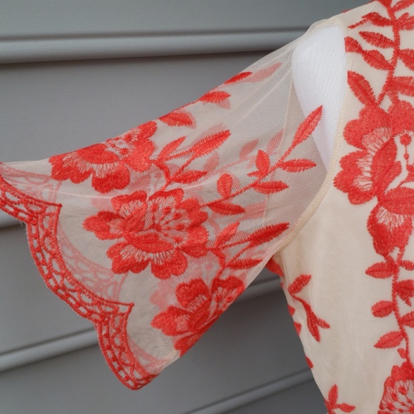 Last 1! SALE 🎉 Md Umgee Canyon Clay Floral Romper - Picture 5 of 8